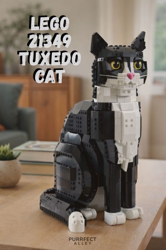 LEGO 21349 Tuxedo Cat: For the Cat Mom Who Wants a Gorgeous Display Piece