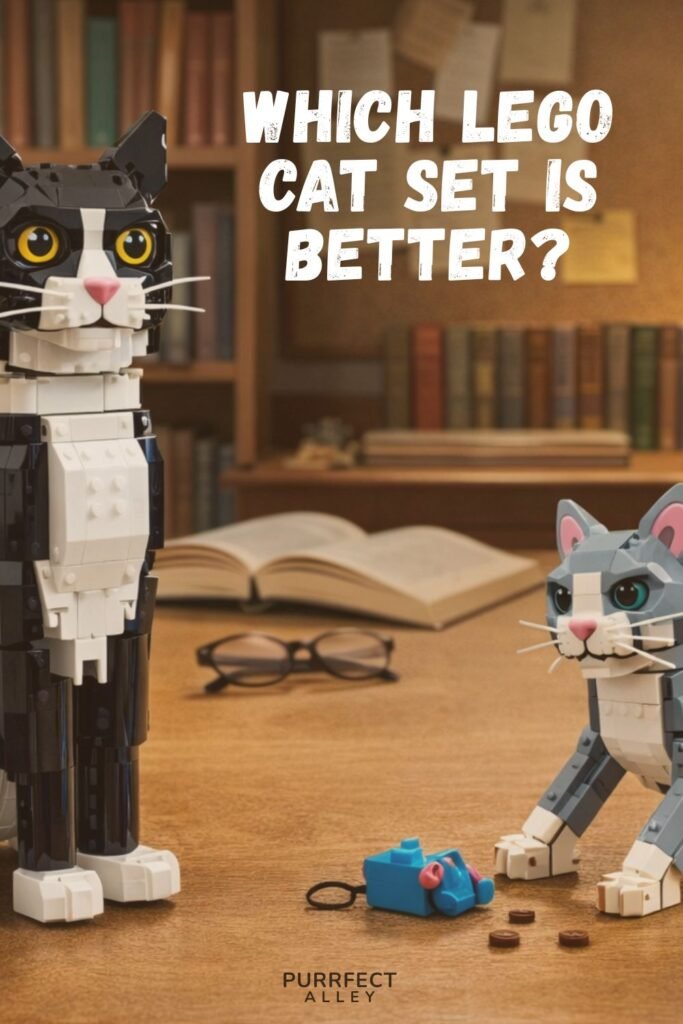 LEGO Tuxedo Cat vs Playful Cat: A Cat Mom’s Honest Review